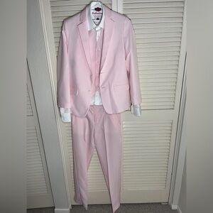 Young Kings by Steve Harvey Boys Pink Suit, 4-piece, size 12
